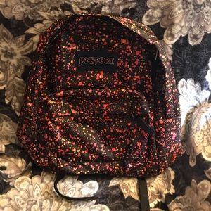 Splatter paint jansport backpack
